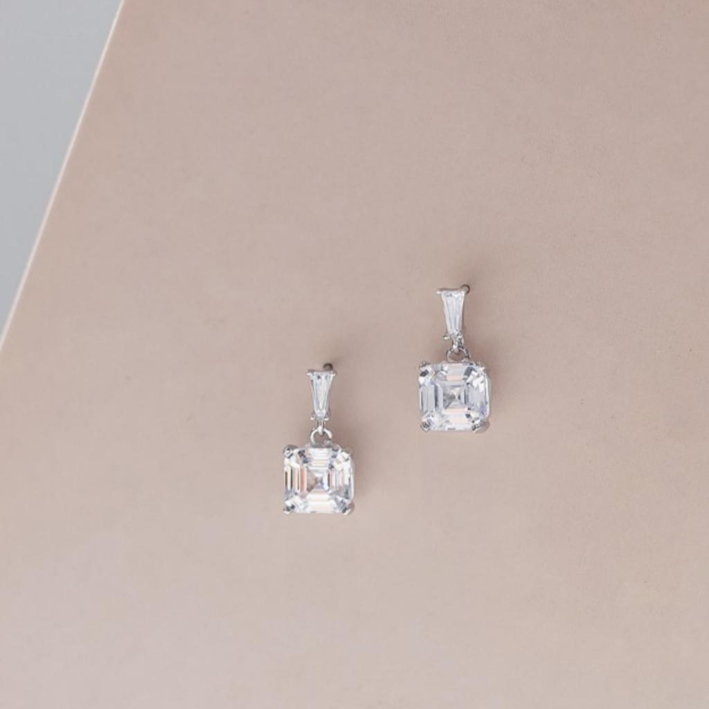 [Стиль ZEROBASEONE] Серьги Trion Square / Серебро 925 пробы