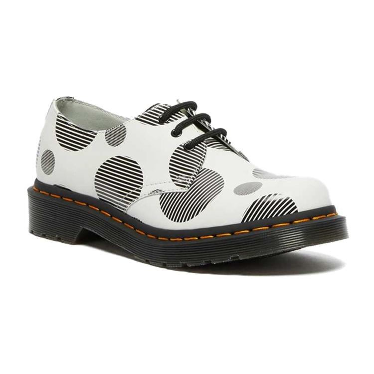 (WMNS) Доктор. Dr. Martens 1461 'White Black' Женские 26877101