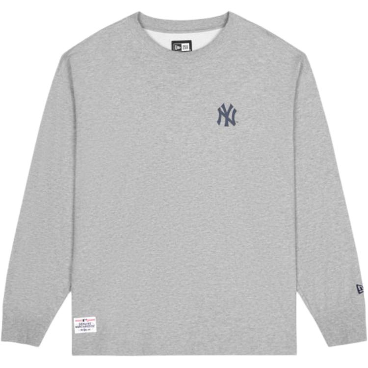 New Era SS26 МЛБ Нью-Йорк Янкиз Повседневная футболка с круглым вырезом и длинным рукавом Модная унисекс Топы 15207686