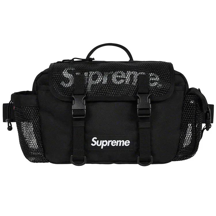 Supreme Oxford One Shoulder Crossbody Fanny Pack Regular Unisex Black (Unisex) Fanny Packs SUP SS20 047