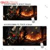 Japanese Devil Grey MousePad Large Computer Gamer Lock Edge Table Mat Laptop Oni Mouse pad HD Print Non-slip Rubber Keyboard Rug