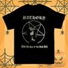 New Vtg Bathory Band Black 100% Cotton T-Shirt Gift Halloween  PP867