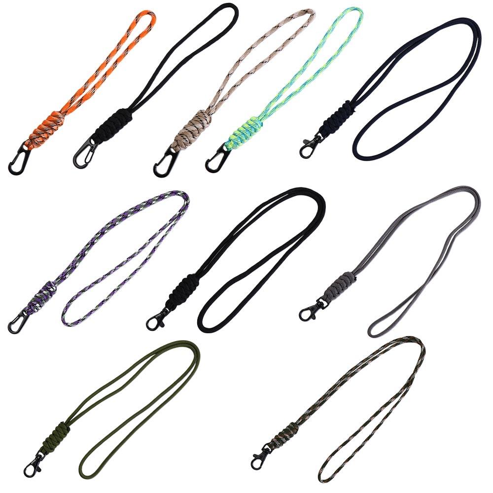Key Ring Hanging Rope Braided Woven Keychain Paracord Lanyard Heavy Duty Lanyard Keychain Lanyard