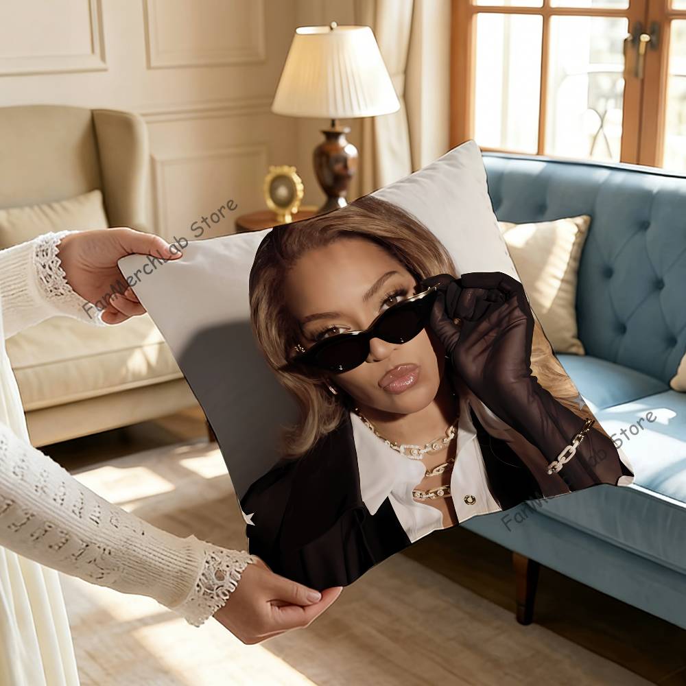 BBeyonce COWBOY CARTER Pillow Case Plush Fabric Soft Pillowcase Double Sided Print Sofa Cushion Cover Throw