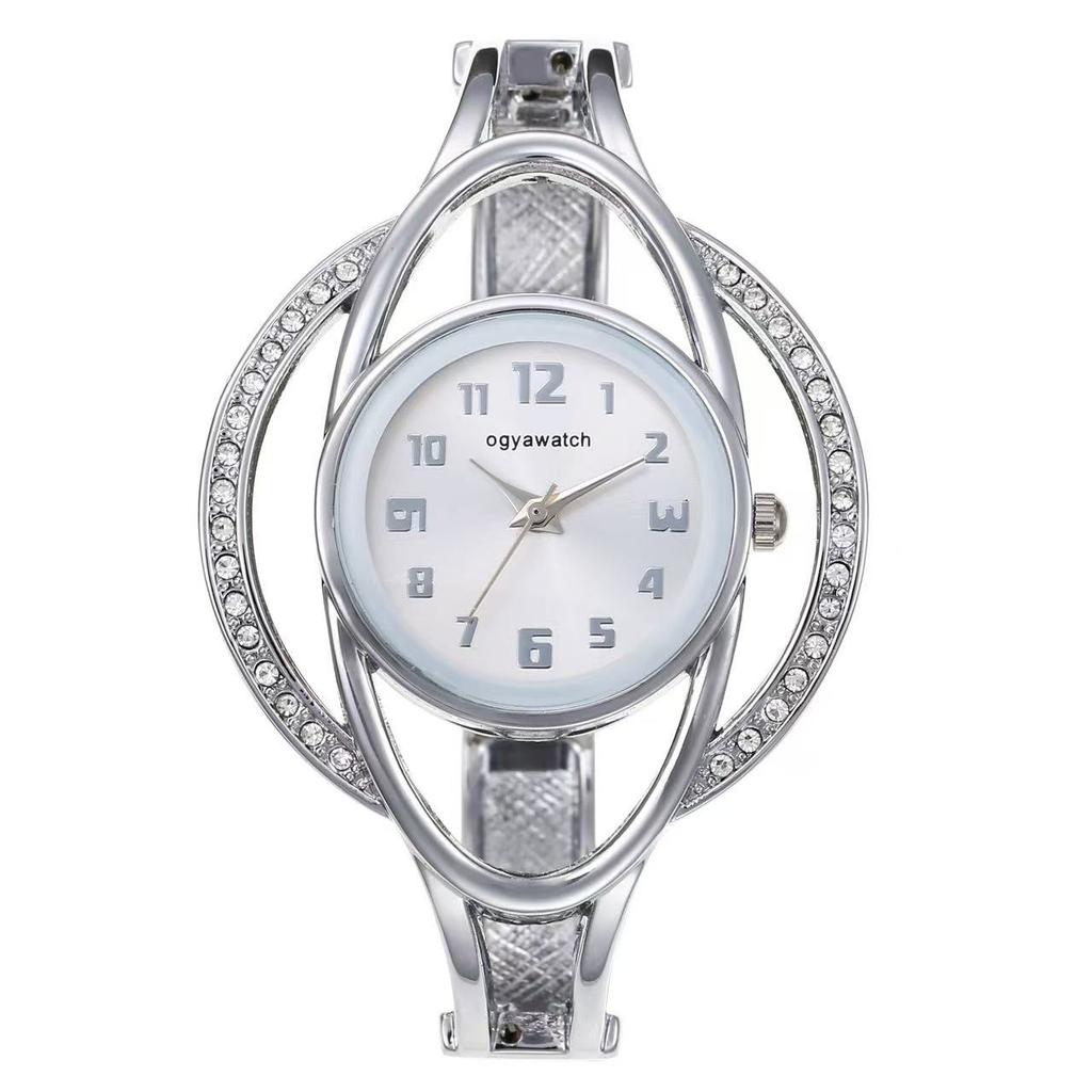 Роскошные женские часы, модные женские часы из нержавеющей стали с браслетом, элегантные женские часы для платья, подарок для леди