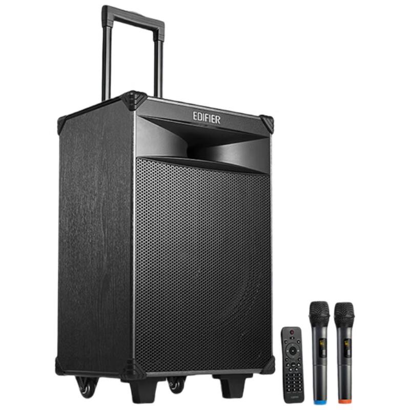 Edifier PW312 12-дюймовая портативная Bluetooth-колонка на колесиках, китайская вилка (адаптер в комплекте)
