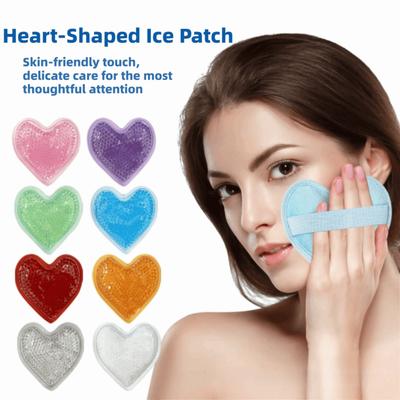 Gel Reusable Gel Pack PVC Hot Cold Therapy Pack Portable Cold Heart Compress Pack Face Use