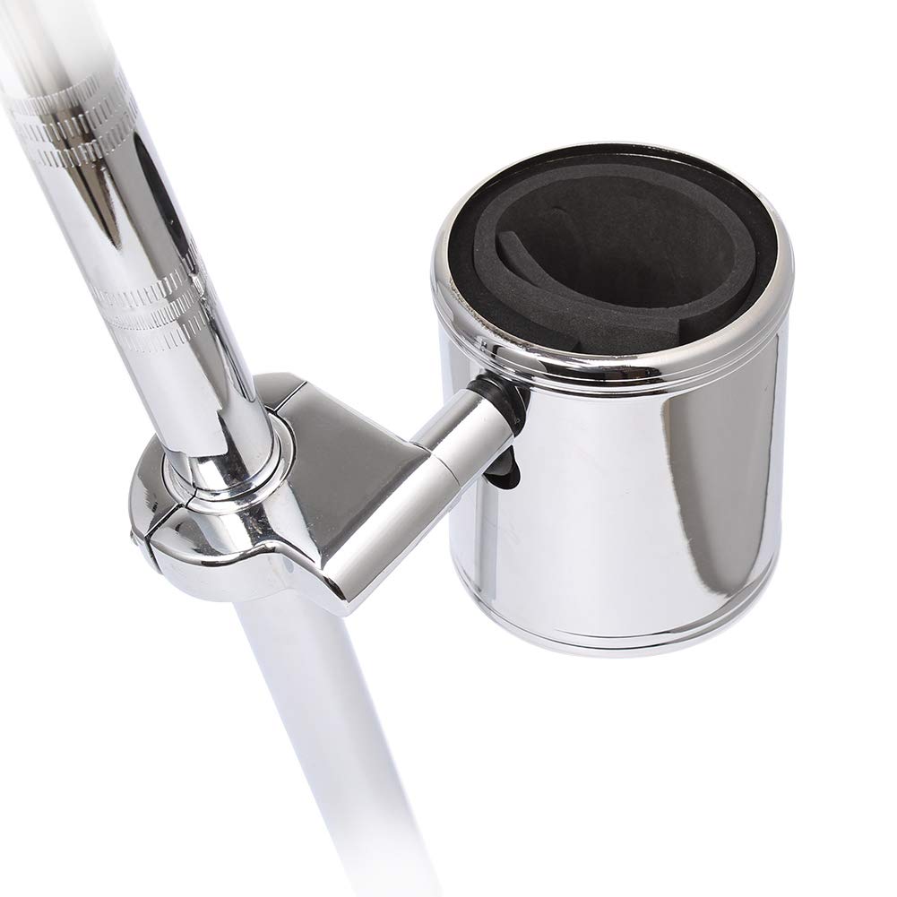 AQIMY универсальный держатель для напитков для мотоцикла 22-32 мм совместимый с рулем подстаканник регулируемый серебристый (2pcs)