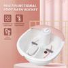 Multifunctional Foot Bath Bucket with Constant Temperature Heating Automatic Massage Foot Bath with Bubble Roller Guasha
