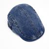 Spring Autumn Denim Beret Men Women Cap Thin Breathable Forward Cap