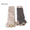 Y2K Knitting Leg Warmers Solid Color Long Stockings Sweet Boot Socks  Autumn and Winter
