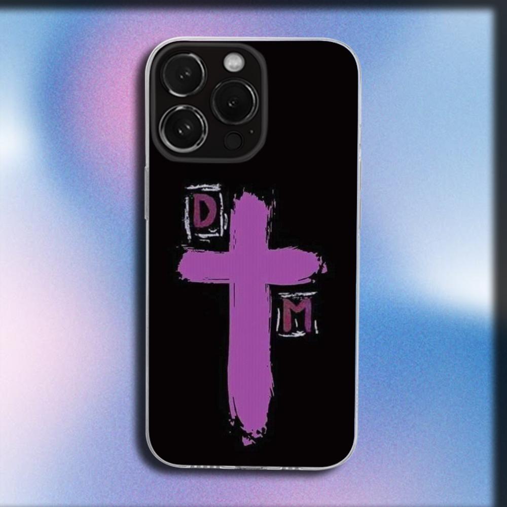 Чехол для телефона Depeche Mode D Для iPhone 16,15,14,13,12,11 Plus,Pro,Max,XR,XS,X,Plus,SE,Mini Прозрачный Мягкий Чехол