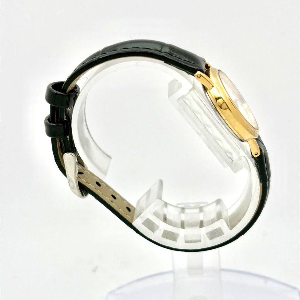 Used [New Battery] SEIKO SPIRIT Ladies Watch Gold 1F21-0H70 385333 New Belt