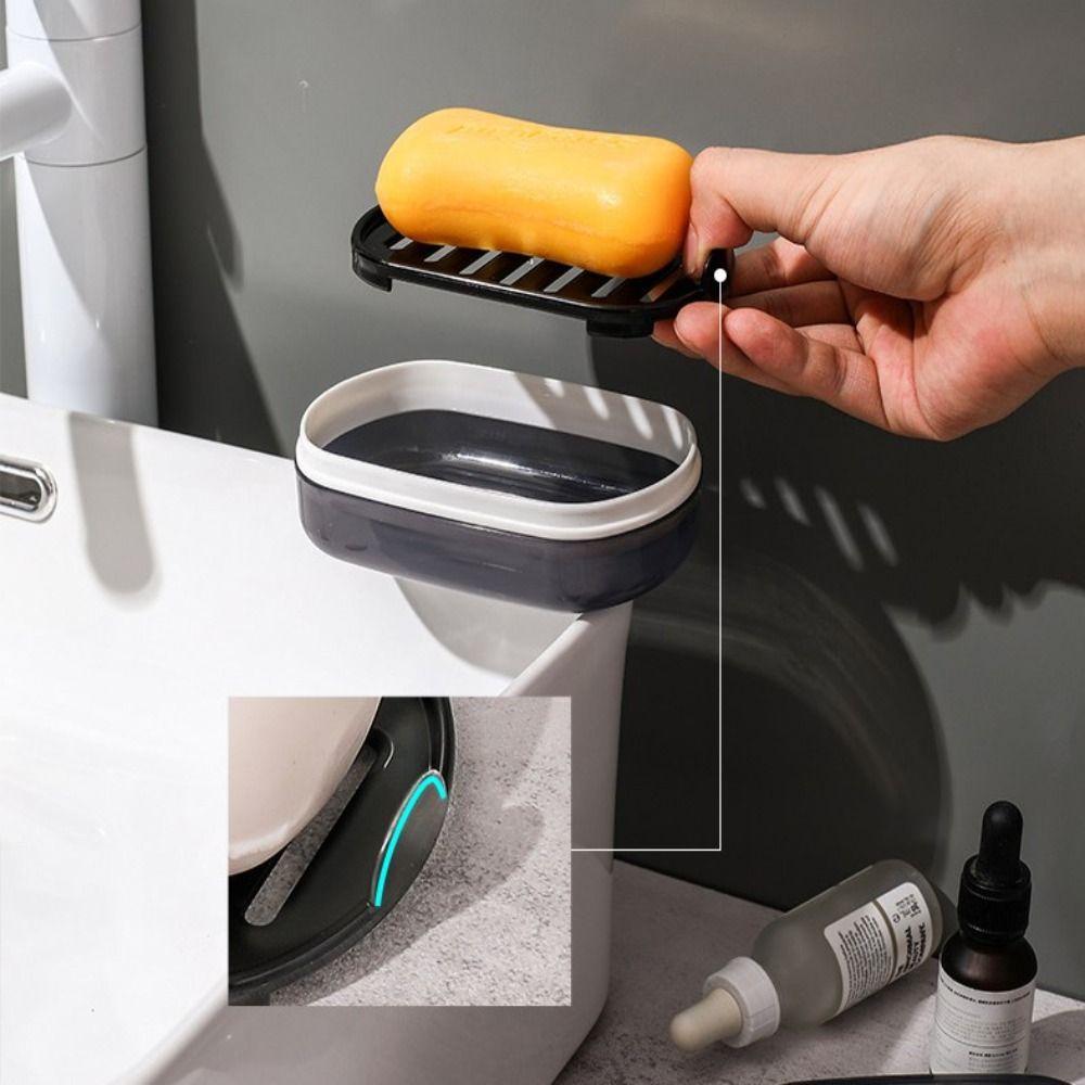 Simple Style Travel Soap Dish Portable Gadgets Soap Storage Box Soap Container  Bathroom Supplies