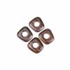 For BMW X1 F48 2016-2021 Pine Wood Grain Inner Door Buckle Protection Frame Trim
