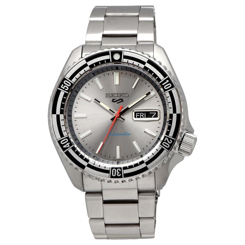 Seiko 5 SPORTS 55th Anniversary Special Edition SKX Sports Style Automatic Watch SRPK09K1 Silver Overseas Model [Seiko] Мужские [Товар]