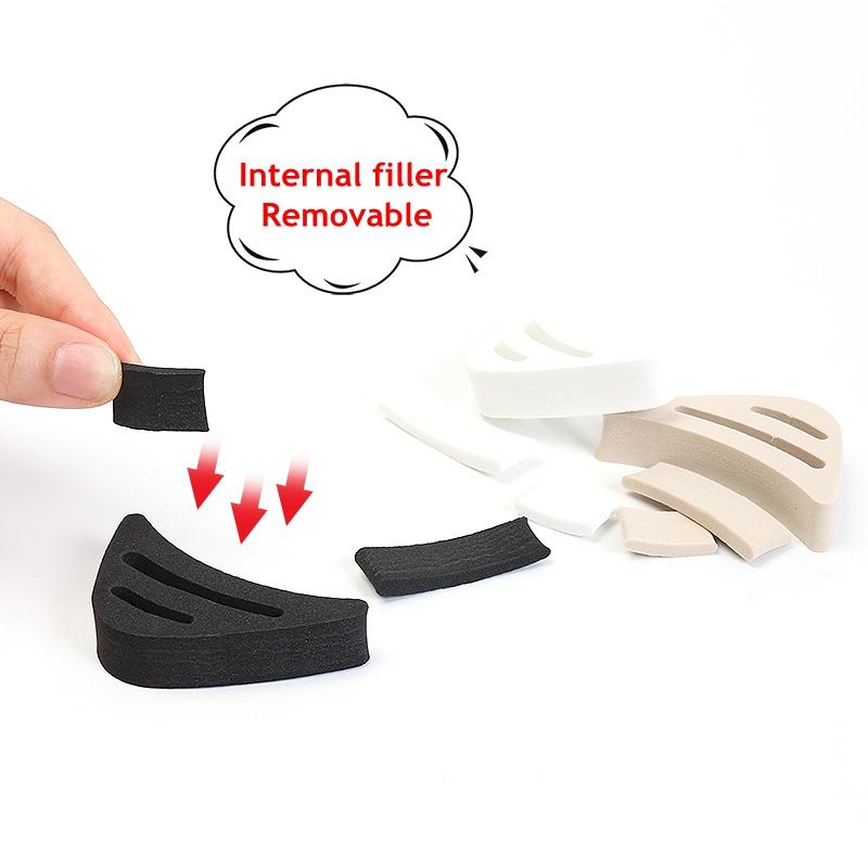 1 пара Женские туфли на высоком каблуке Вставка-заполнитель носка Подушечка для передней части стопы Полустельки Аксессуары Защита от боли