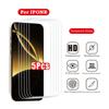 5Pcs HD Clear Screen Protector for iPhone 16 15 17 14 Pro Max 11 12 13 Pro 16e Tempered-Glass For IPhone XR XS Max 7 8Plus Glass