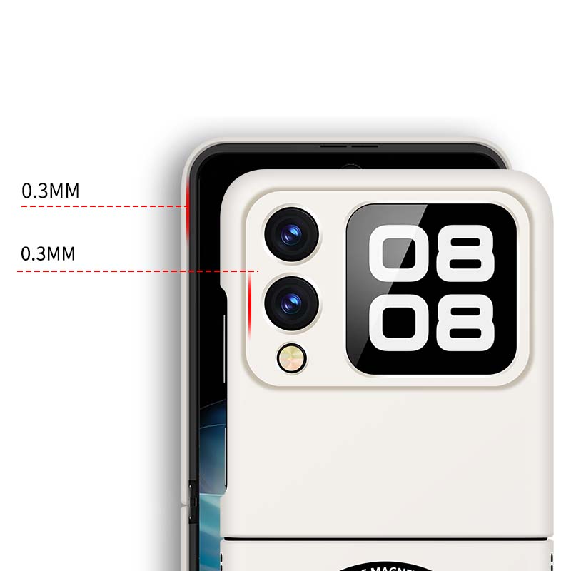 Матовый магнитный чехол для ПК с защитой от отпечатков пальцев для Huawei nova Flip 6.94" Автомобильный адсорбционный противоударный чехол-накладка