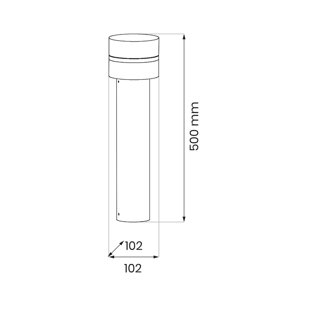 Mia Garden Post 1Xe27 Ip44 50Cm