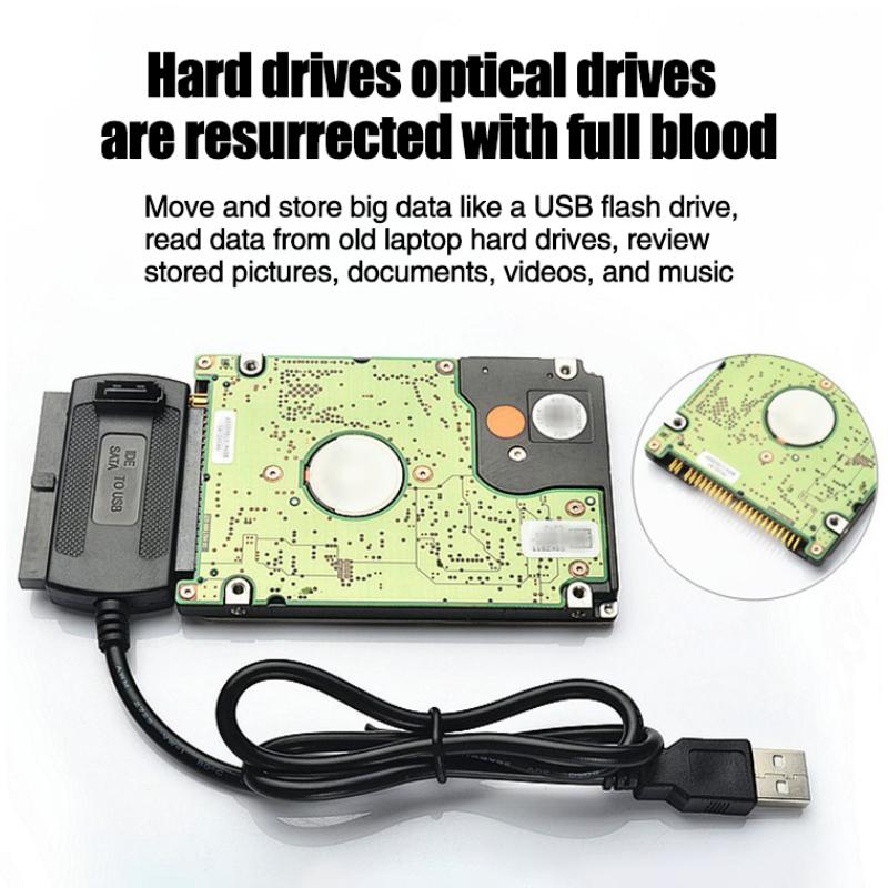 IDE To USB Easy Drive Cable For Desktop Computer Mechanical High-speed Transmission Plug-and-play Adapter