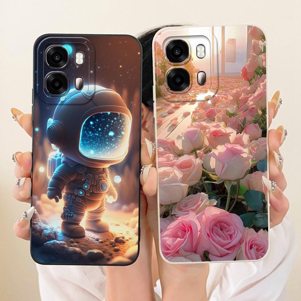 Для Oppo A6s 5G CPH2789 Чехол Для Oppo A6s 4G CPH2815 Корпус Силиконовый Роскошный Модный Кавайный Милый Расписной Ударопрочный Чехол для Телефона
