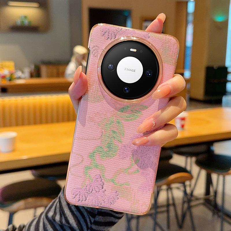 Применимо к чехлу для мобильного телефона Huawei mate80, чехол-книжка из кожи Qianhe bird powder Mate80Pro, максимальная защита со всех сторон, противоударный.