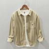 D222 Men's Autumn Brushed Long-Sleeve Casual Shirt