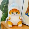 Милая, забавная плюшевая игрушка-кошка-трансформер (25-40 см). Прекрасный подарок для девочек и детей. Плюшевая игрушка-кошка-трансформер в виде акулы. Кавайная.