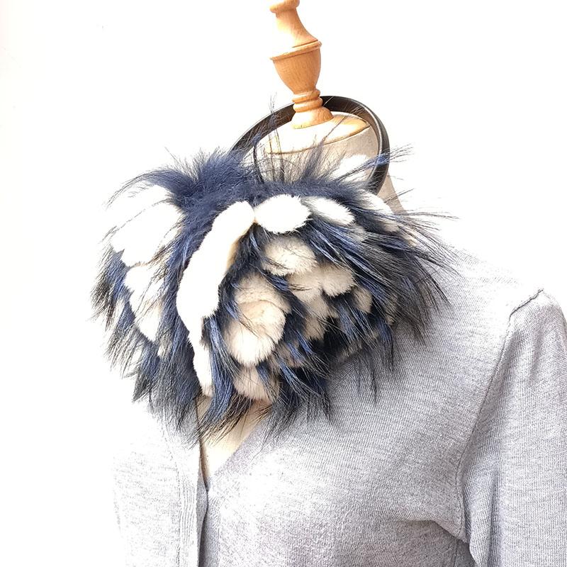 Women Winter Natural Fur Earmuff Warm Female Genuine Raccoon Fur Ear Cover With Sheep Leather Headbands Fur Earcap