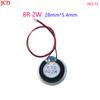 NO:01-16 1pcs ultra-thin speaker 8R 32R 0.5W 1W 2W loudspeaker speaker diameter 20 23 26 28 30 32 36 40 50MM with terminal cable