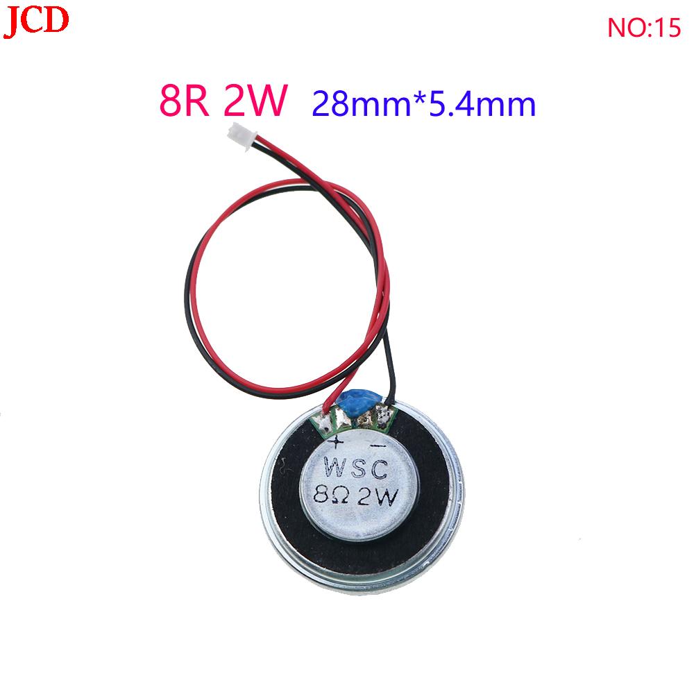 NO:01-16 1pcs ultra-thin speaker 8R 32R 0.5W 1W 2W loudspeaker speaker diameter 20 23 26 28 30 32 36 40 50MM with terminal cable