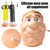 Pimple Grease Filler 2Pcs Popping Toy Filling DIY Stress Relief Set Face Simulator Silicone Acne Nose Refill Accessories Easy Application