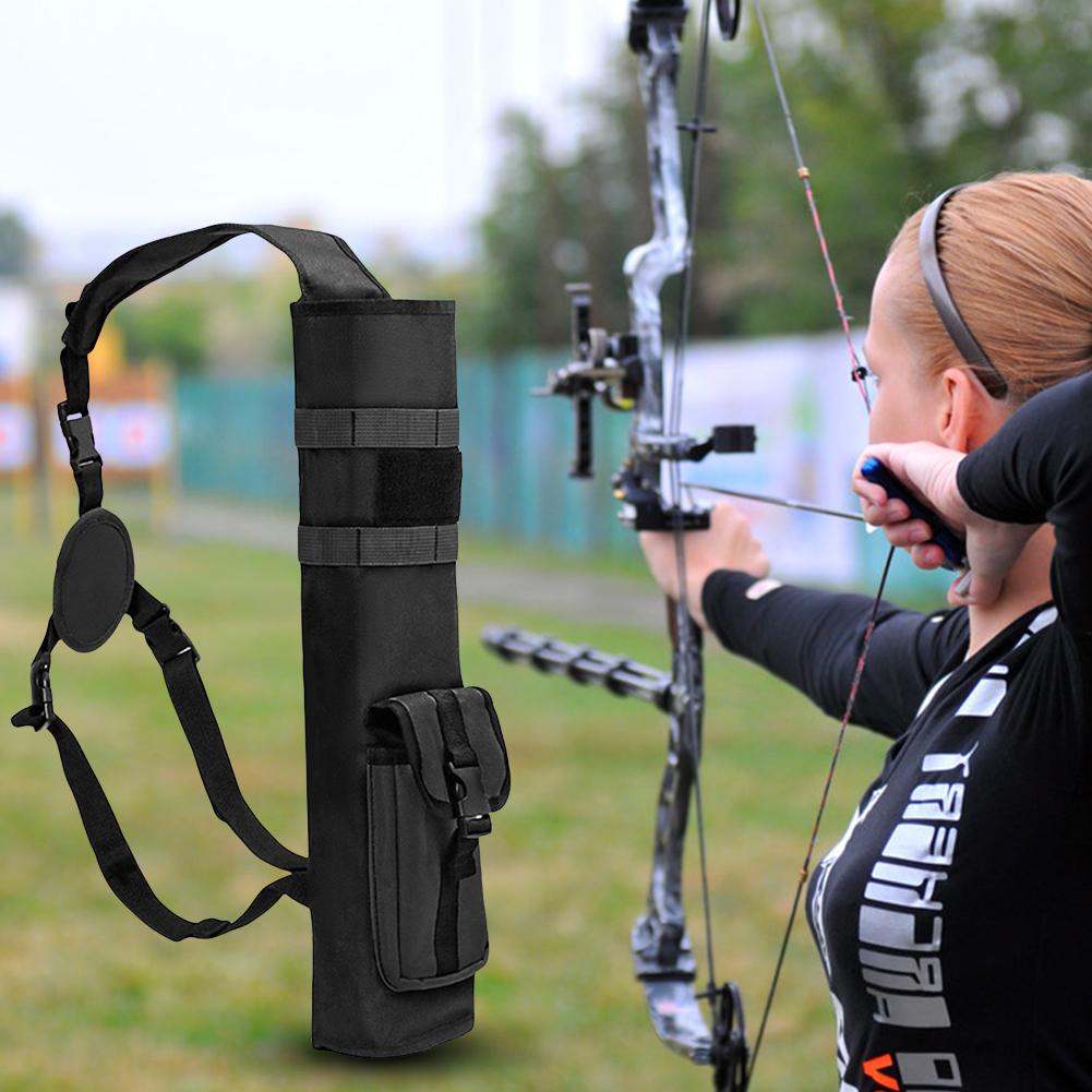 1-3 шт. Колчан для стрельбы из лука Карман системы Molle Легкий держатель для стрел Двойного назначения Регулируемая сумка для стрел для стрельбы по мишеням Охоты