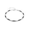 Bracelet - Luxenter - Tahu - Argent 925 - Zircon Onyx - Plaqué Finition En Rhodium