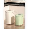 9/12L Bathroom Narrow Trash Can With Handle Lid Waterproof Anti-odor Wastebasket For Toilet Kitchen Pressing Type Trash Bin