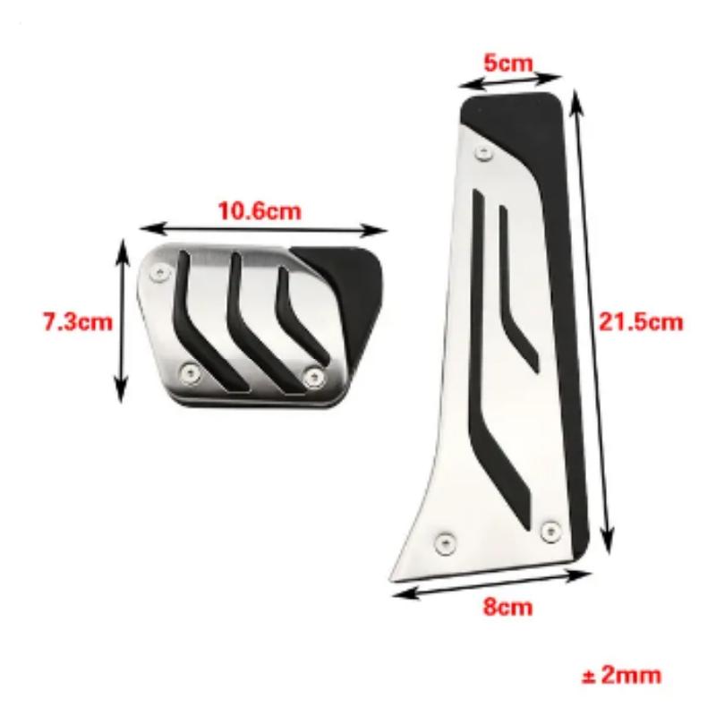 Автоматическая подставка для педали акселератора из нержавеющей стали, газовый тормоз, подставка для ног для BMW X5 X6 F15 F16 E70 E71 E72 2008-2020 AT LHD Parts