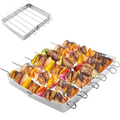Нержавеющая сталь BBQ Решетка для гриля Креативные Инструменты для уличного гриля Набор шампуров для BBQ День Рождения