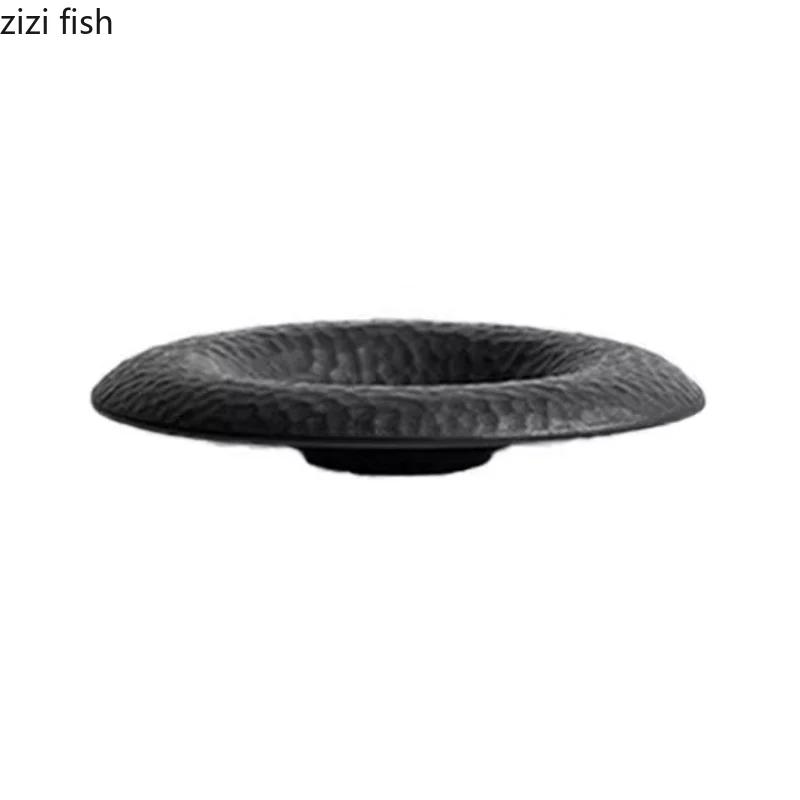 Круглая тарелка для стейка в западном стиле, тарелка для супа, белые тарелки, фруктовая чаша, салатница, блюдо для пасты, тарелки для завтрака, диск для закусок Sting