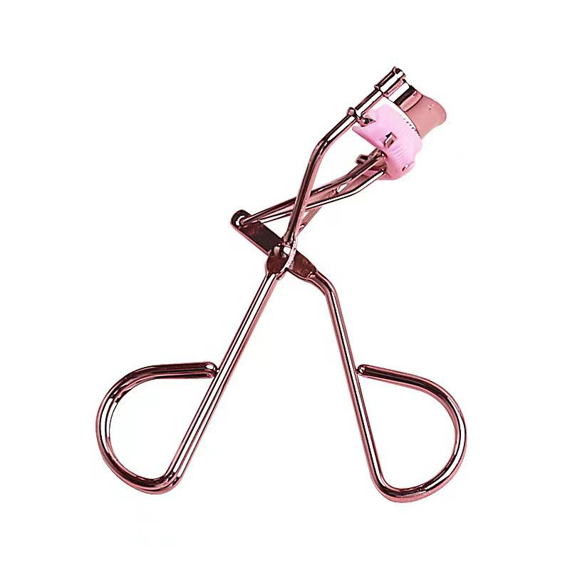 Popular Pink Eyelash Curler with Comb for Beginners - Portable Partial Eyelash Tool