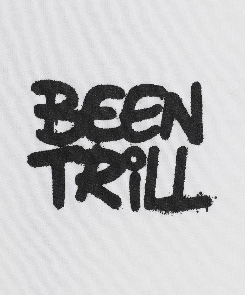 Футболка BEENTRILL с принтом-хэштегом (Белый с оттенком)