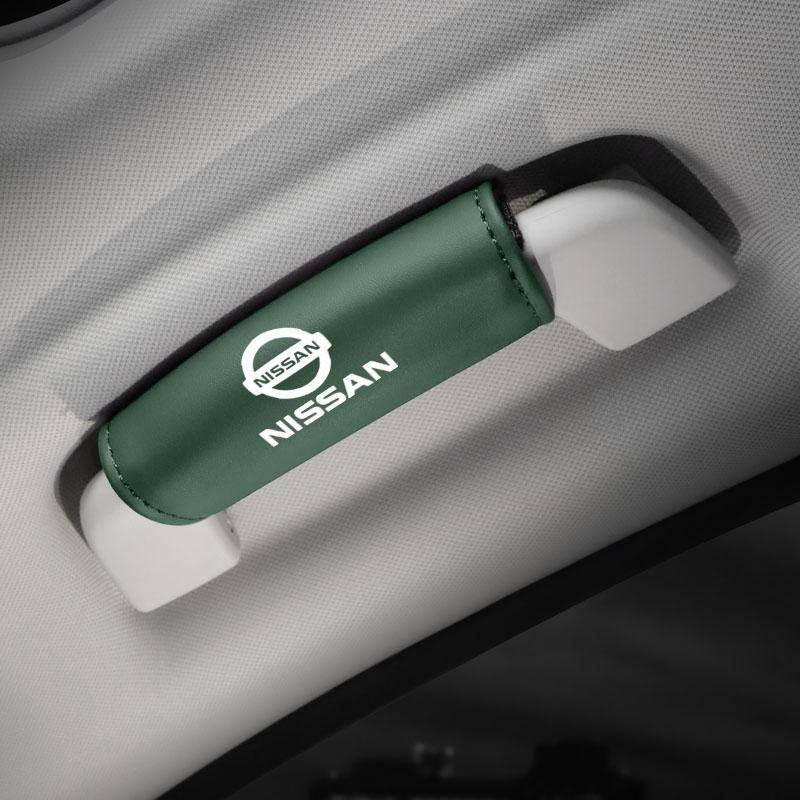 1Pcs PU Leather Roof Handle Anti-scratch Protector Case For Nissan Qashqai Patrol X-trail Juke Murano Teana Tiida Navara Skyline