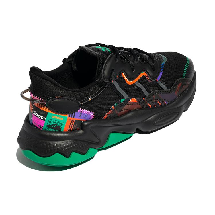 adidas Оригинальные повседневные кроссовки Ozweego 'Черный Зеленый Мультиколор' GX2715