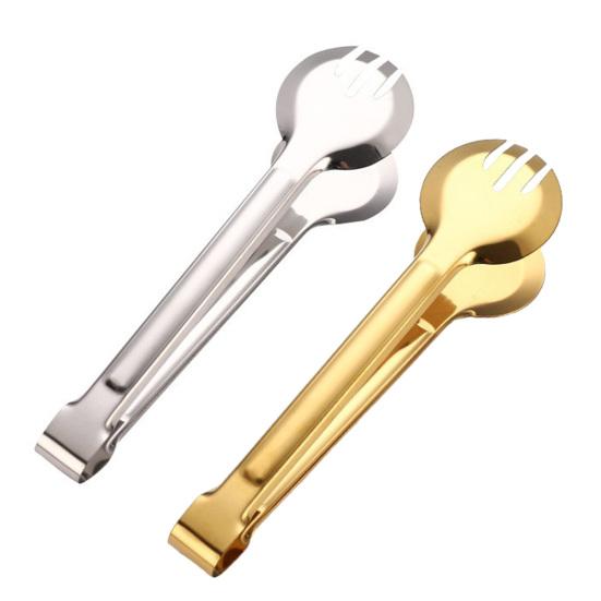 Сервировочные щипцы из нержавеющей стали Щипцы для шведского стола Щипцы для пасты, салата, колбасы, выпечки, спагетти Удобные кулинарные щипцы