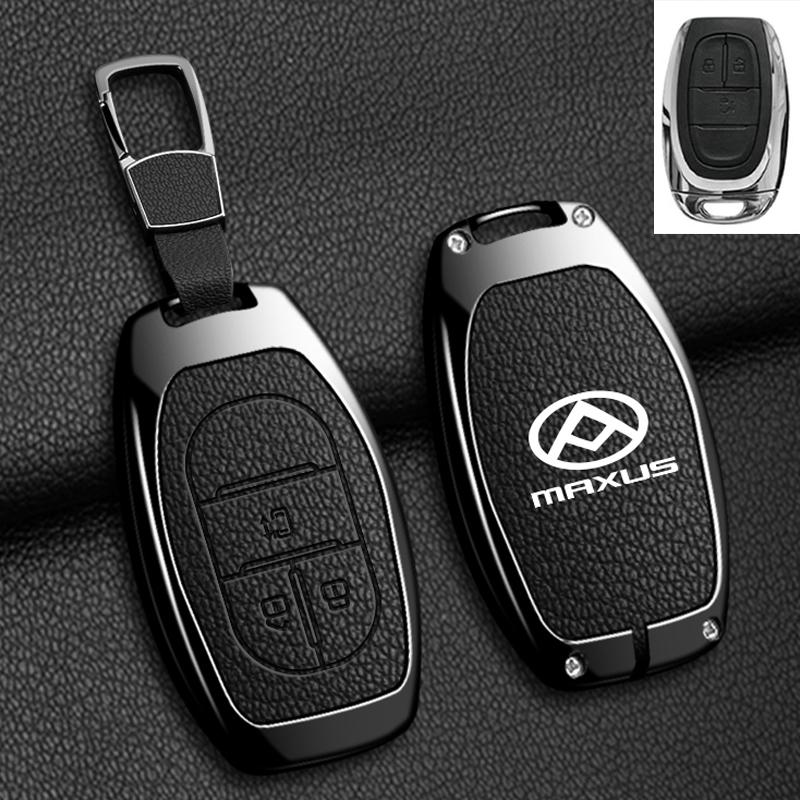 Zinc Alloy Leather Car Key Case Cover For Maxus G50 Plus D60 G10 G20 RV V90 T60 T70 EUNIQ5 Auto Key Shell Keychain Accessories