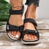 2024 Женские летние босоножки на танкетке, нескользящие пляжные босоножки с открытым носком, для отдыха на платформе, размер плюс 43, спортивная обувь Sandalias Mujer