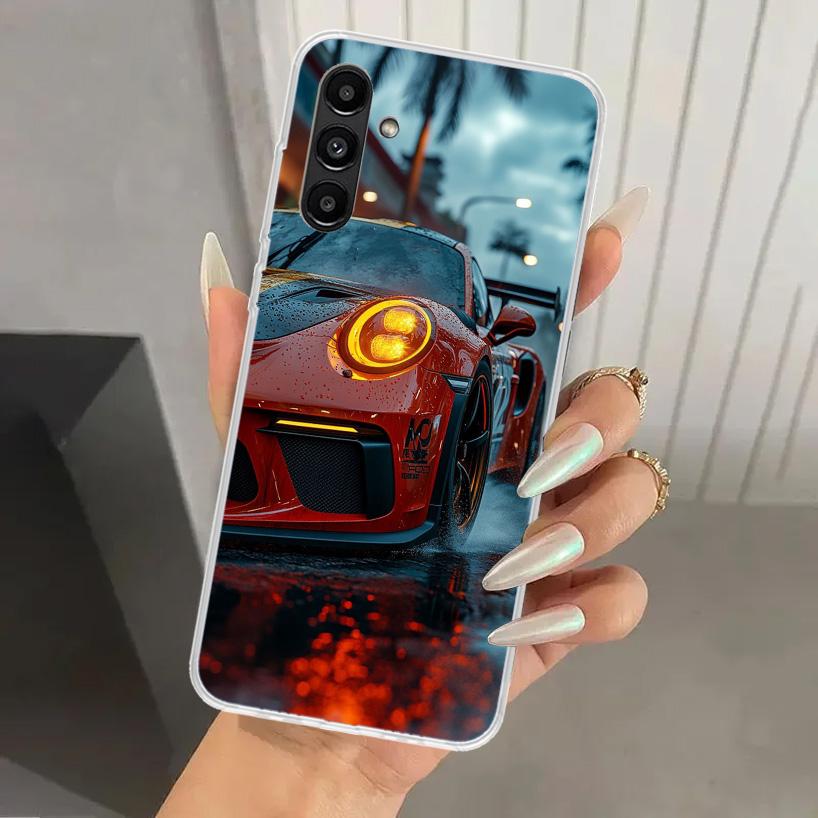 Чехол для телефона Спортивный автомобиль 911 для Samsung Galaxy A17 A16 A37 A26 A36 A57 A56 A15 A25 A35 A55 A14 A24 A34 A54 A13 A23 A33 A53 Galaxy