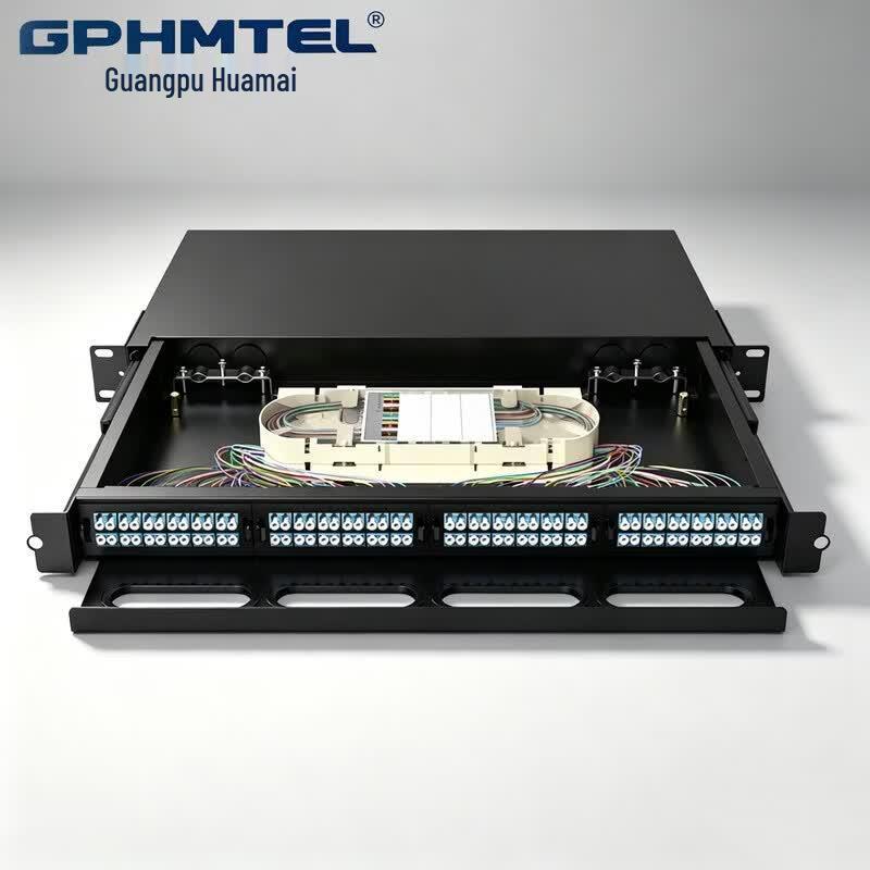 GPHMTEL 1U High-Density Fiber Optic Distribution Frame