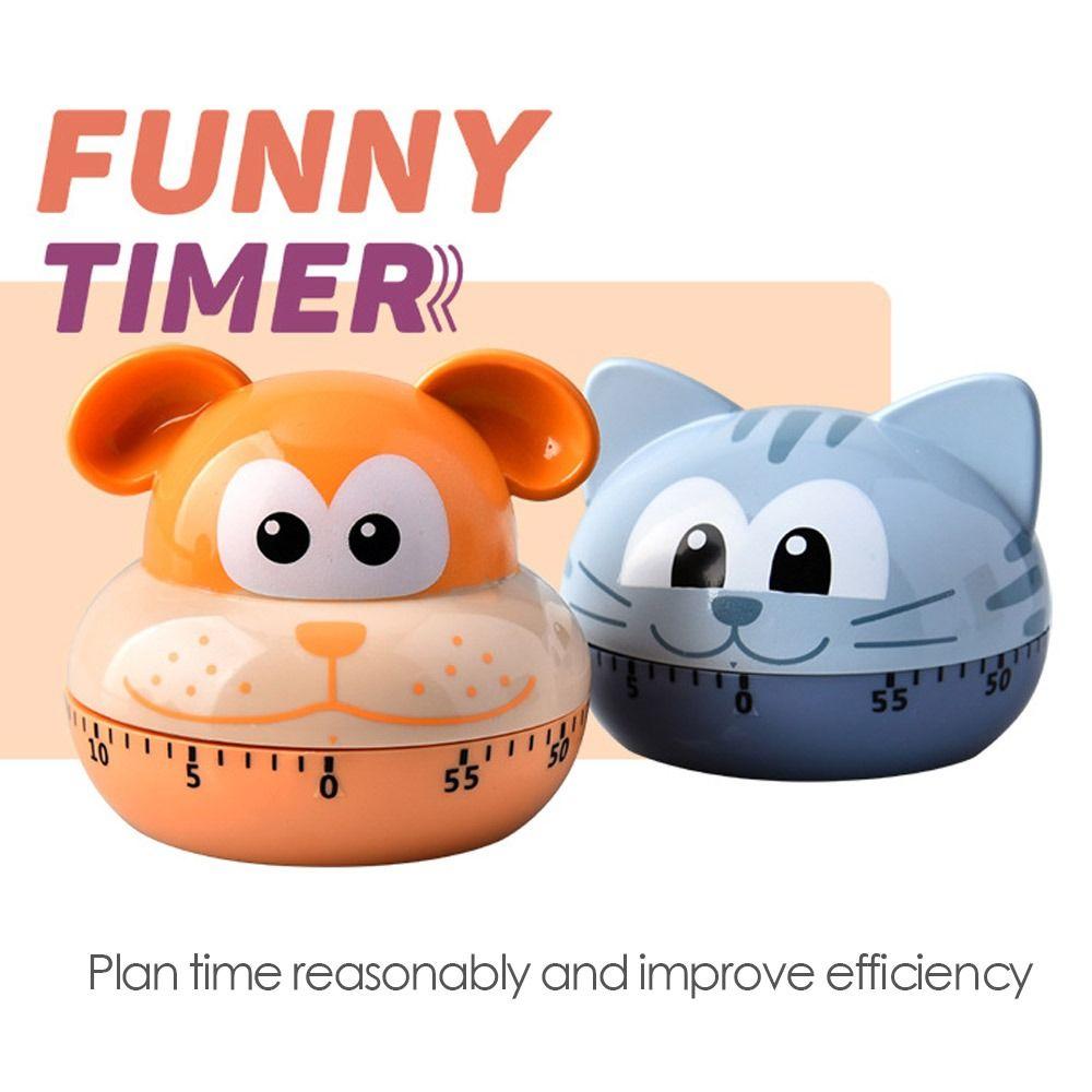 Student Learning Time Cute Kitchen Food Timer Mechanical Timer Manual Timer Digital Cooking Timer