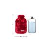 Cats In Istanbul Claret Red Plush Hot Water Bag
